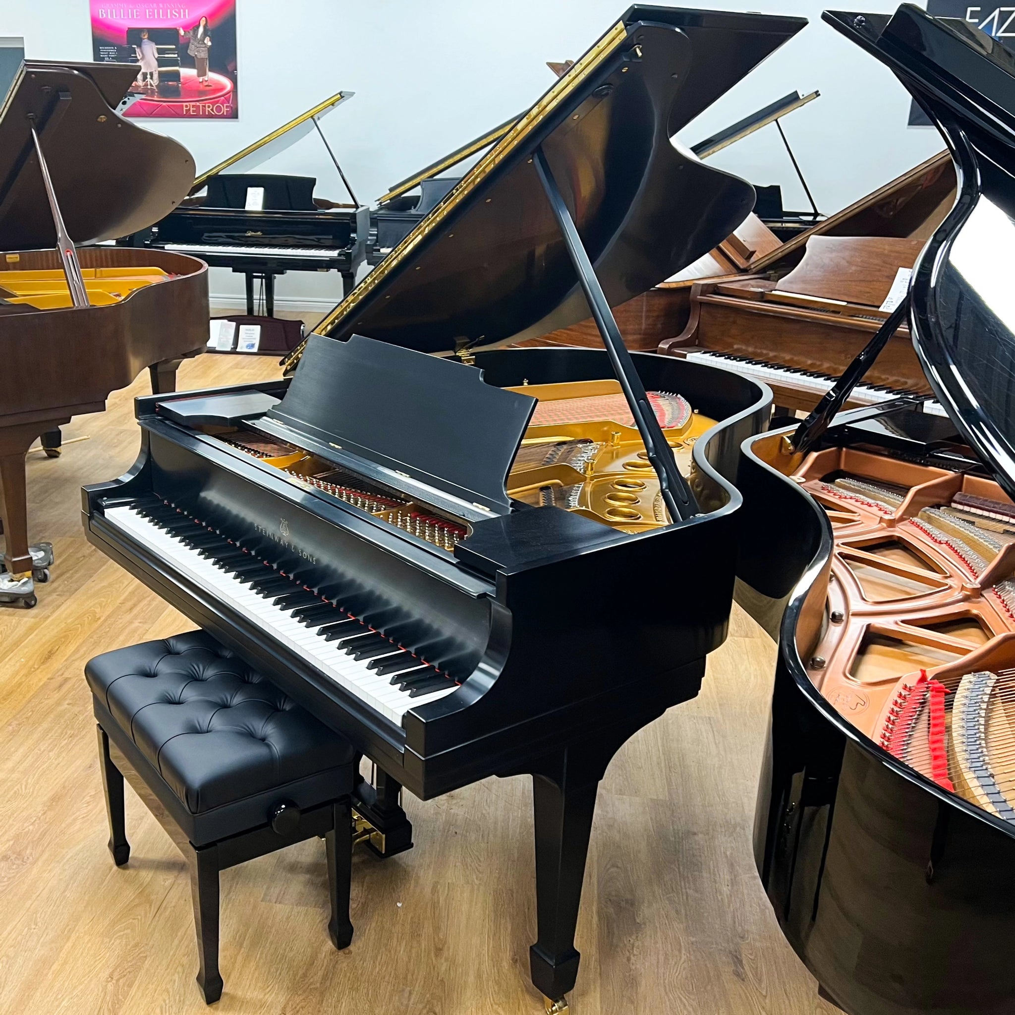 1928 Steinway Model M Grand Piano 5'7" - Vintage Golden Era Steinway